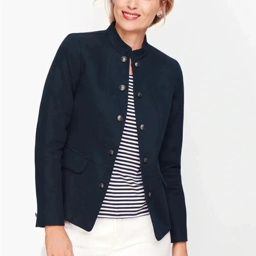 Talbots Military Inspired Coat Jacket - Picture 2 of 9